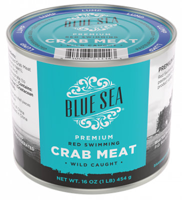 Red Swimming Crab Meat Lump - 16 Oz - Image 1
