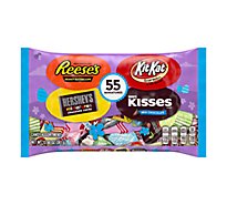Reese's Kit Kat And Hershey's Easter Miniatures Chocolate Assortment Candy Variety Bag - 13.68 Oz