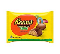 Reese's Easter Milk Chocolate Peanut Butter Creme Eggs Candy Bag - 16.1 Oz