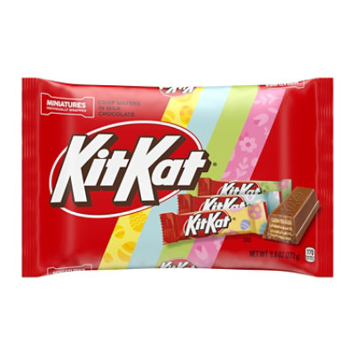 Kit Kat Miniatures Milk Chocolate Wafer Easter Candy Bag - 9.6 Oz