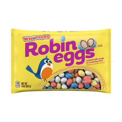 Whoppers Robin Eggs Malted Milk Balls Easter Candy Bag - 9 Oz - Image 1