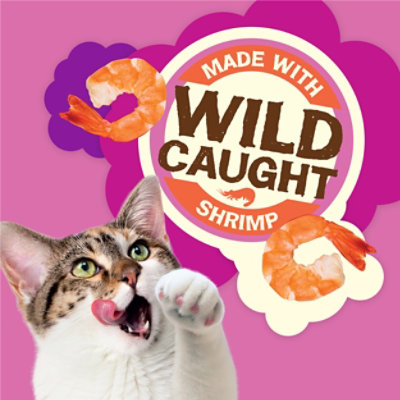 Purina Friskies Natural Yums With Wild Shrimp Party Mix Cat Treats Pouch - 6 Oz - Image 2