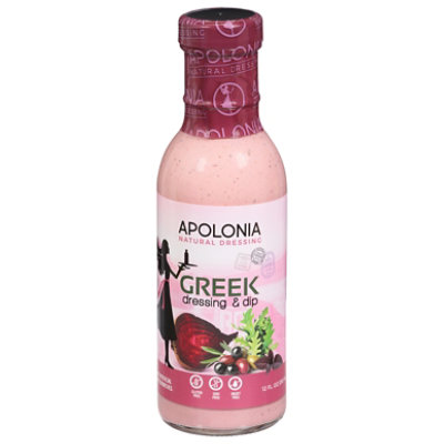 Apolonia Greek Pink Creamy Dressing - 12 Fl. Oz. - Image 3