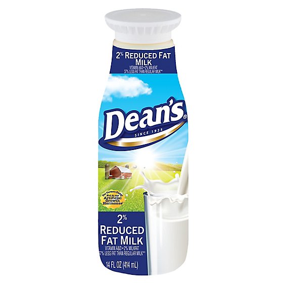 Dean's 2pct Reduced Fat Milk Chug 14oz - 14 FZ