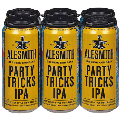 Alesmith Brewing Company Party Tricks West Coast Ipa Beer In Cans - 6-16 Fl. Oz. - Image 3