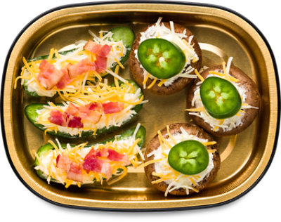 ReadyMeals Stuffed Mushrooms & Jalapenos - Each - Image 1