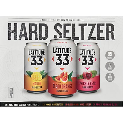Latitude 33 Hard Seltzer Variety Pack In Cans - 12-12 Fl. Oz. - Image 2