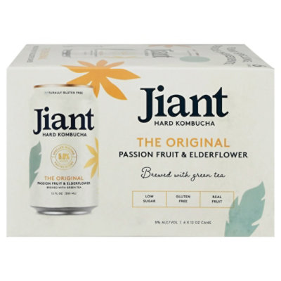 Jiant The Original Hard Kombucha Cans - 6-12 Fl. Oz. - Image 3