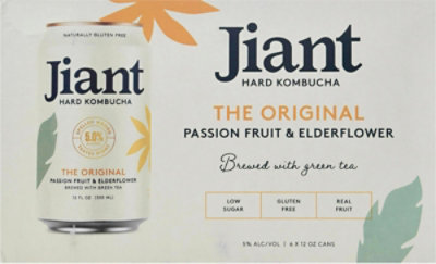 Jiant The Original Hard Kombucha Cans - 6-12 Fl. Oz. - Image 6