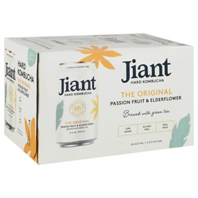 Jiant The Original Hard Kombucha Cans - 6-12 Fl. Oz.