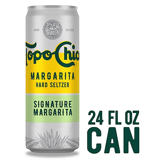 Topo Chico Margarita Signature Margar Hard Seltzer Can 4.5% ABV - 24 Fl. Oz.