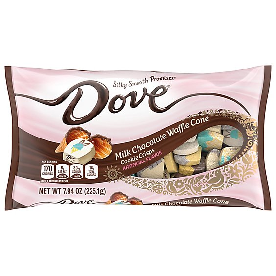 Dove Promises Milk Chocolate Waffle Cone - 7.94 Oz