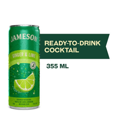 Jameson Ginger Ale & Lime Cans - 4-12 FZ