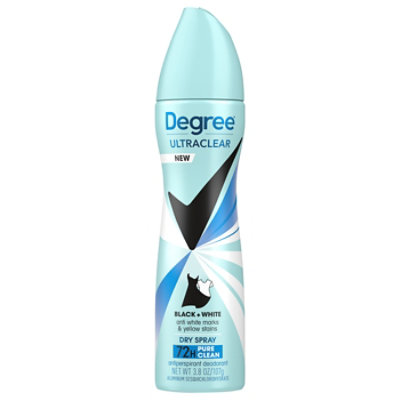 Degree Aerosol Black Plus White Pure Clean Anti Perspirant Deodorant - 3.8 Fl. Oz. - Image 3