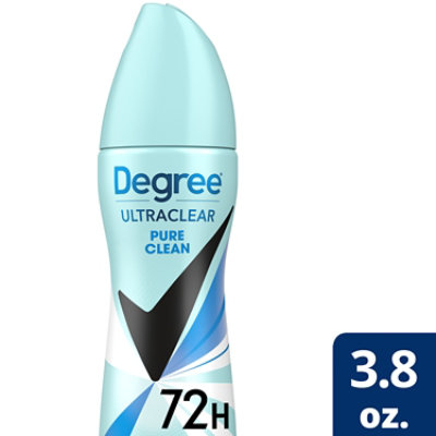 Degree Aerosol Black Plus White Pure Clean Anti Perspirant Deodorant - 3.8 Fl. Oz. - Image 1