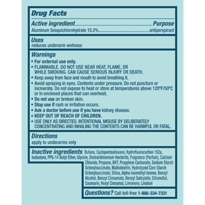 Degree Aerosol Black Plus White Pure Clean Anti Perspirant Deodorant - 3.8 Fl. Oz. - Image 4