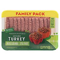 Signature Farms Turkey Ground 93% Ln 7% Fat Family Pack - 48 OZ - Image 3