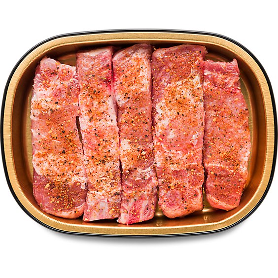 Ready Meals Pork Coutry Ribs Boneless Seasoned - LB