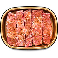 Ready Meals Pork Coutry Ribs Boneless Seasoned - LB - Image 1