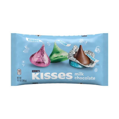 HERSHEY'S Kisses Milk Chocolate Treats Bag - 10.1 Oz