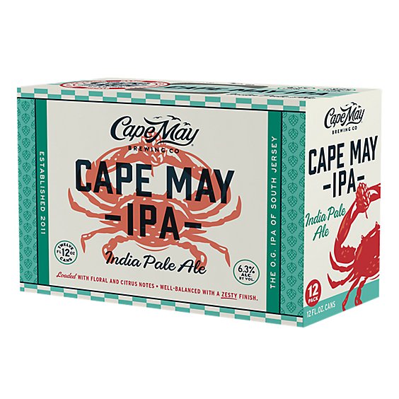 Cape May Ipa In Cans - 12-12 FZ