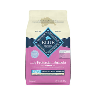 Blue Buffalo Life Protection Formula Natural Chicken & Brown Rice Adult Small Breed Dry Dog Food - 5 Lb