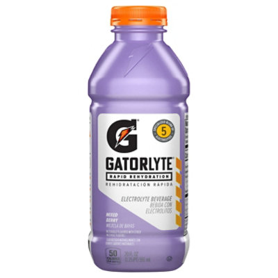 Gatorade Gatorlyte Mixed Berry Electrolyte Beverage - 20 Fl. Oz.