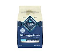 BLUE Life Protection Formula Natural Chicken And Brown Rice Senior Dry Dog Food Trial Size Bag - 5 Lb