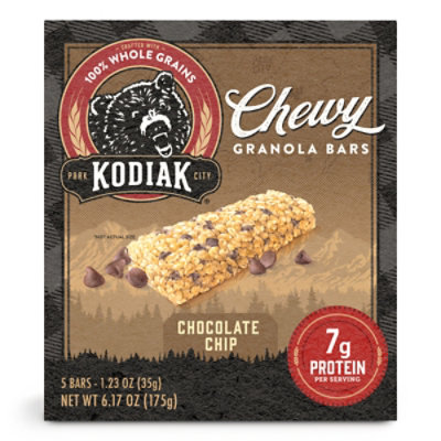 Kodiak Chewy Chocolate Chip Granola Bars Box - 6.17 Oz - Image 2