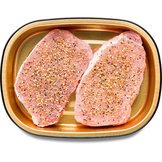 ReadyMeals Boneless Seasoned Pork Loin Chops - 1 Lb