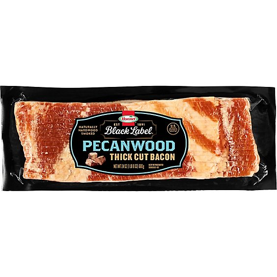 Hormel Black Label Pecanwood Original Bacon - 24 Oz