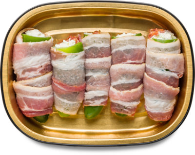 Ready Meals Bacon Wrapped Jalapeno With Italian Sausage & Cream Cheese - 1 Lb - Image 1