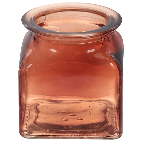 Debi Lilly Small Square Bell Jar Vase - Each