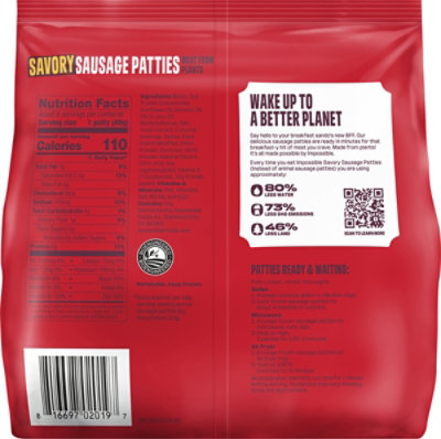 Impossible Savory Sausage Patties - 12.8 Oz - Image 7