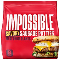 Impossible Sausage Patties Savory - 12.8 OZ - Image 1