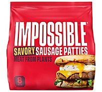 Impossible Sausage Patties Savory - 12.8 OZ
