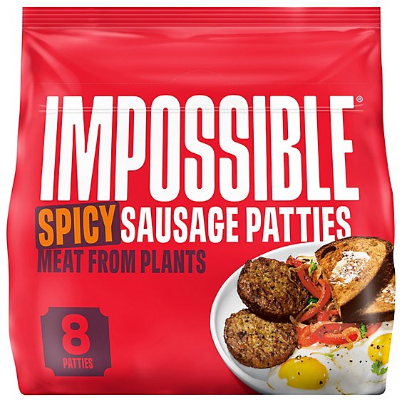 Impossible Spicy Sausage Patties - 12.8 Oz