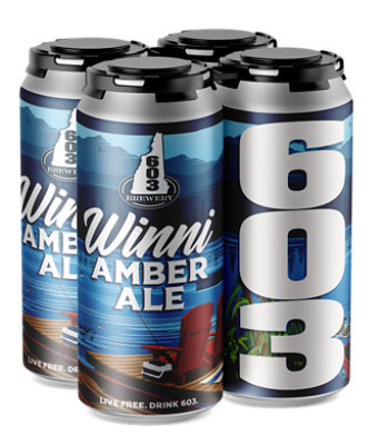 603 Brewery Winni Amber Ale Beer In Cans - 4-16 Fl. Oz. - starmarket