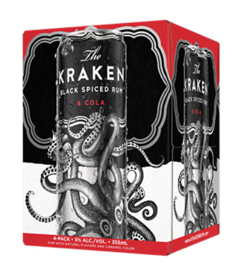 Kraken & Cola 4pk - 4-355 ML