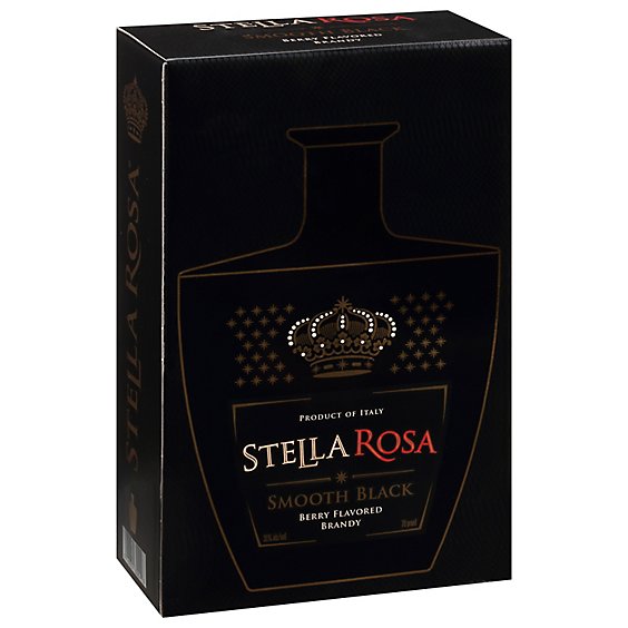 Stella Rosa Brandy Smooth Black Italian Brandy 70 Proof - 750 Ml