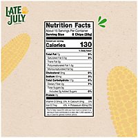 Late July Snacks Sea Salt Thin and Crispy Organic Tortilla Chips Party Size Bag - 14.75 Oz - Image 5