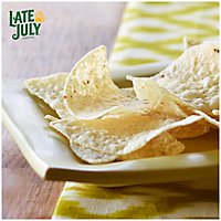 Late July Snacks Sea Salt Thin and Crispy Organic Tortilla Chips Party Size Bag - 14.75 Oz - Image 3