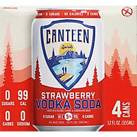 Canteen Strawberry Vodka Soda - 4-12 FZ - Image 4