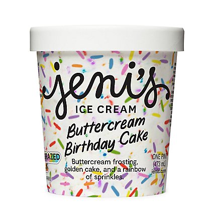 Jeni's Buttercream Birthday Cake Ice Cream - 16 Oz - Image 2