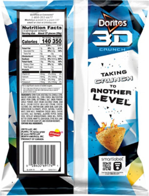 Doritos 3d Crunch Tortilla Chips Spicy Ranch2 - 2.5 Oz - Image 6