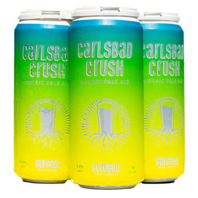 Burgeon Carlsbad Crush Mosaic Pale Ale Cns 4 Count - 16 Fl. Oz. - Image 1