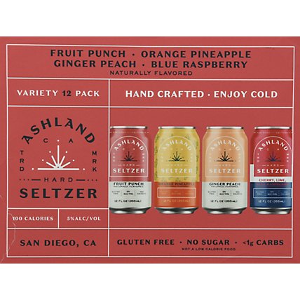 Ashland Hard Seltzer Specialty Pack Cans - 12-12 Fl. Oz. - Image 2