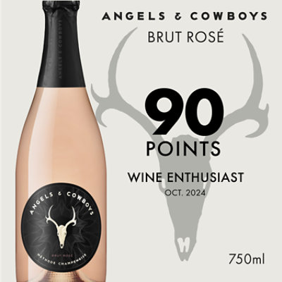 Angels & Cowboys Brut Rose Sparkling Wine -750 Ml - Image 3