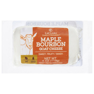 LaClare Farms Maple Bourbon Goat Cheese - 4 Oz - Image 1