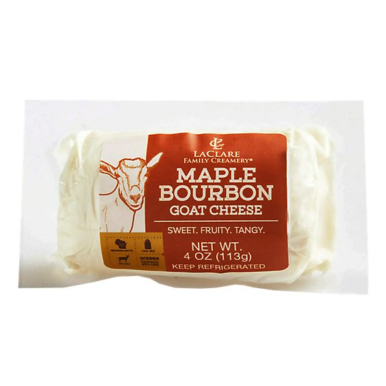 LaClare Farms Maple Bourbon Goat Cheese - 4 Oz